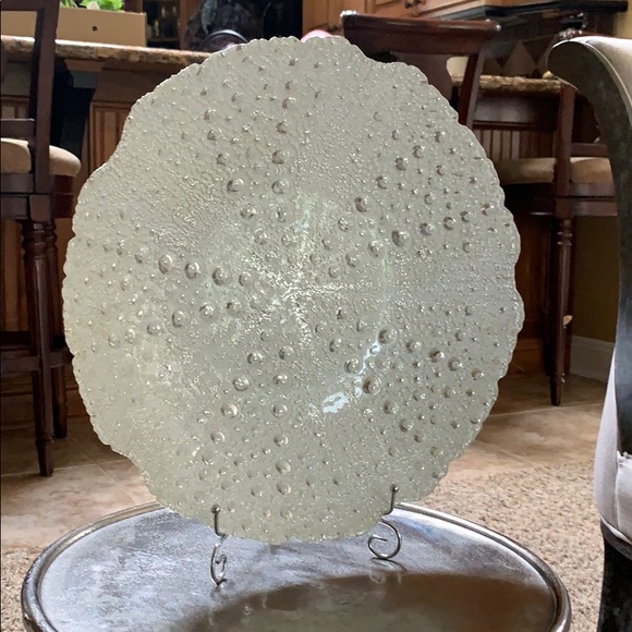 Sparkling silver accent plate - Picture 1 of 3